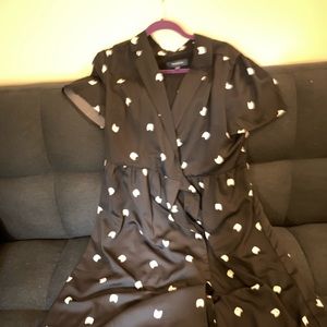 ModCloth cat dress wrap dress